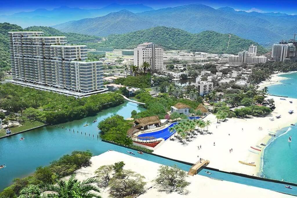 Apartamento Encantador Samaria Club De Playa, 3 Alcobas 6 Personas Playa Privada Santa Marta Dış mekan fotoğraf