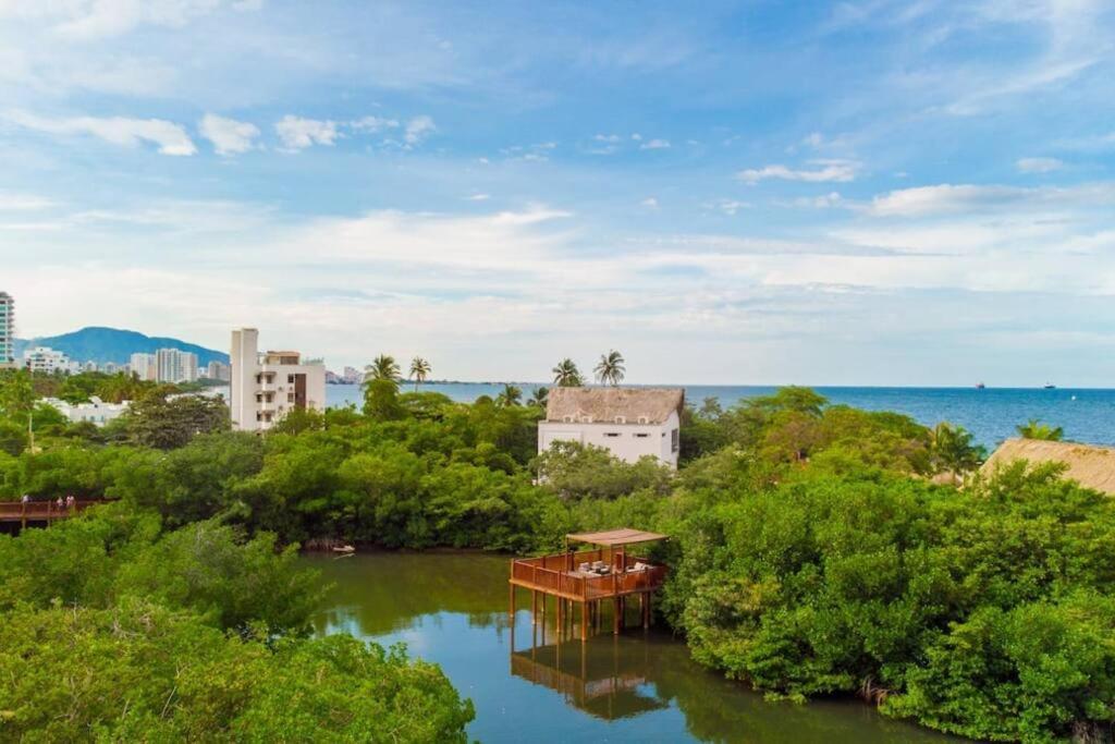 Apartamento Encantador Samaria Club De Playa, 3 Alcobas 6 Personas Playa Privada Santa Marta Dış mekan fotoğraf