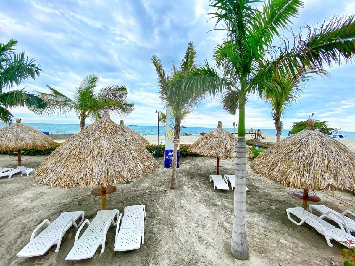Apartamento Encantador Samaria Club De Playa, 3 Alcobas 6 Personas Playa Privada Santa Marta Dış mekan fotoğraf