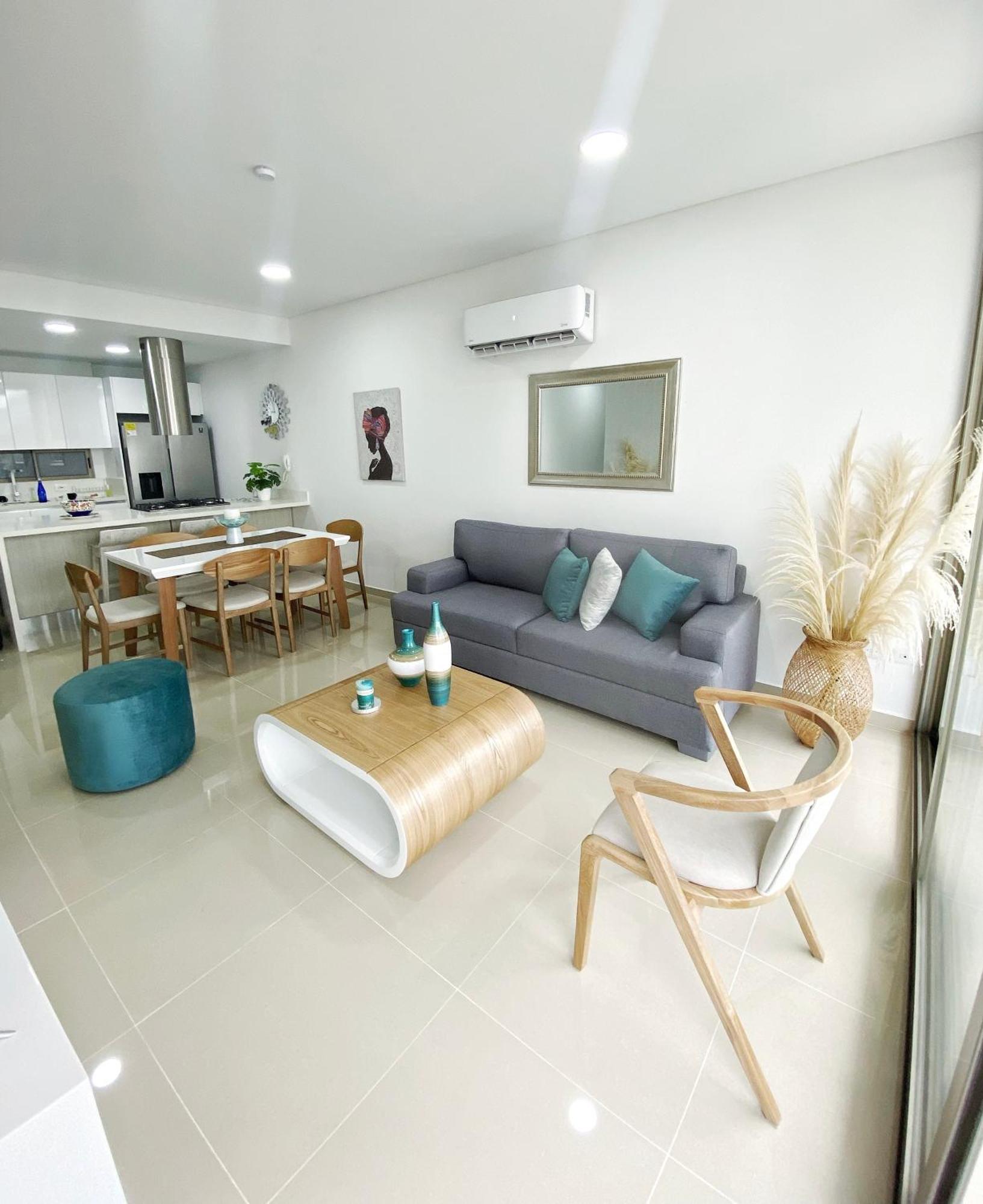 Apartamento Encantador Samaria Club De Playa, 3 Alcobas 6 Personas Playa Privada Santa Marta Dış mekan fotoğraf