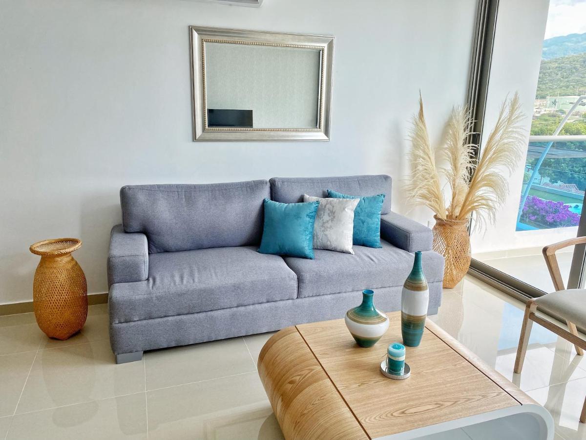 Apartamento Encantador Samaria Club De Playa, 3 Alcobas 6 Personas Playa Privada Santa Marta Dış mekan fotoğraf