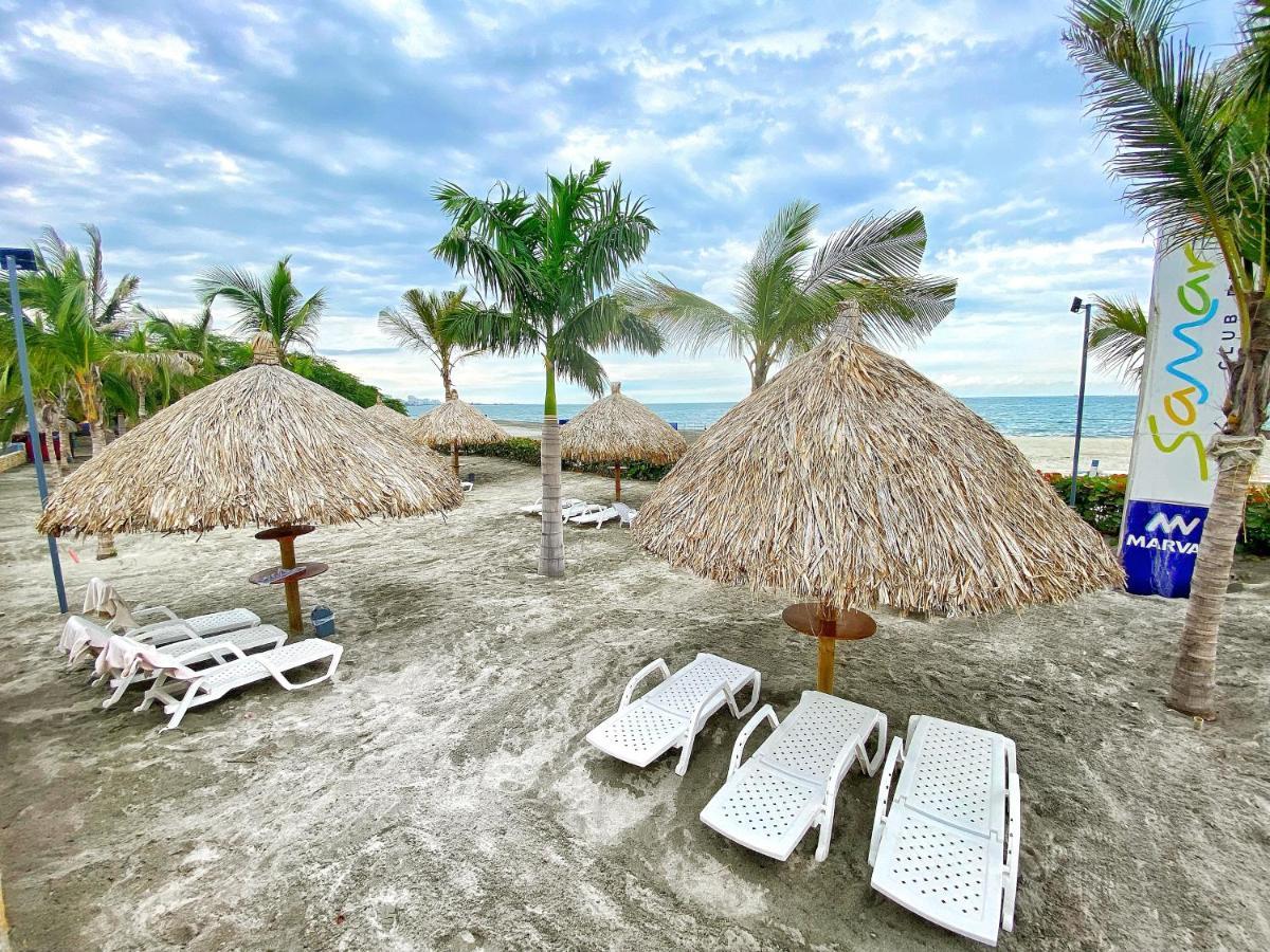 Apartamento Encantador Samaria Club De Playa, 3 Alcobas 6 Personas Playa Privada Santa Marta Dış mekan fotoğraf